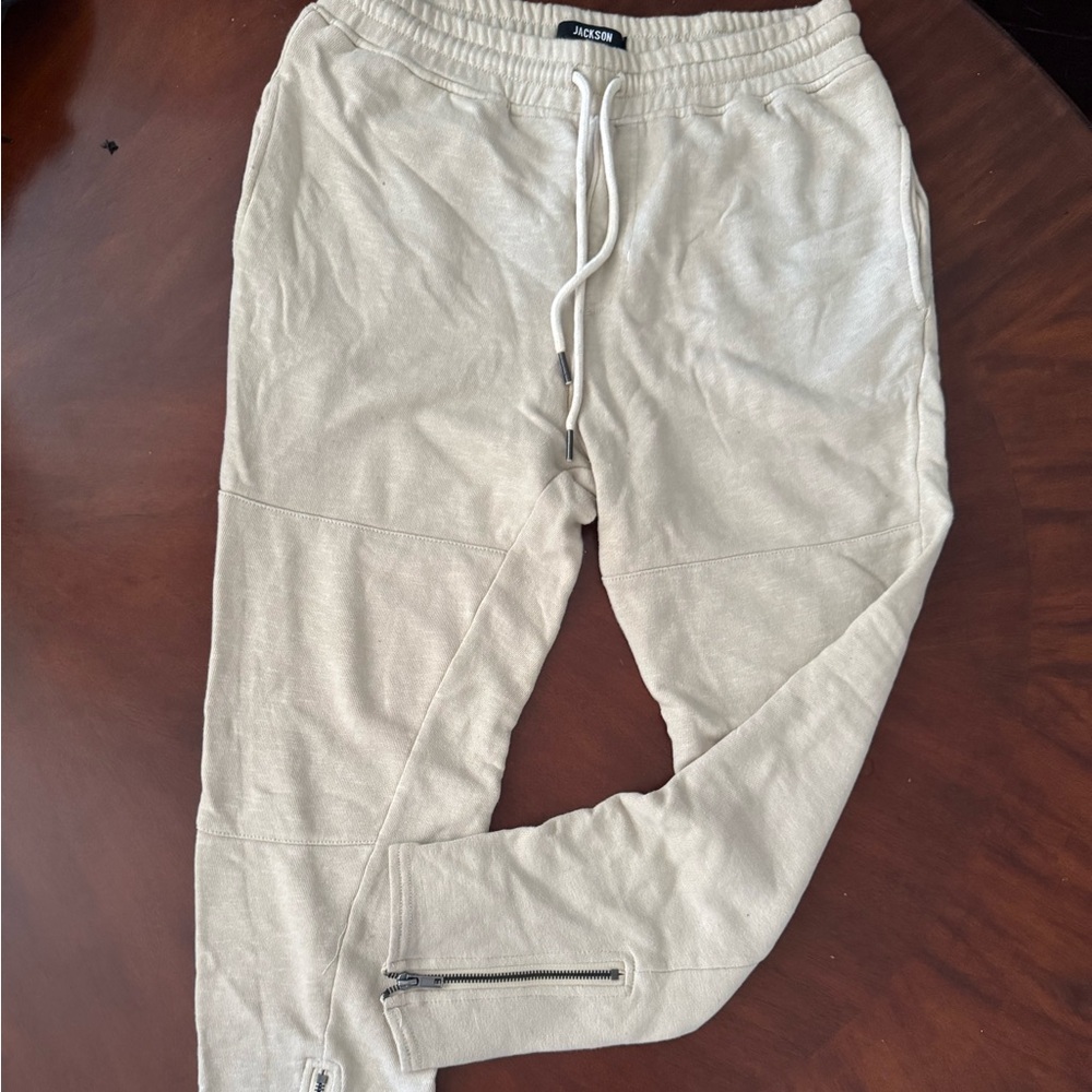 JACKSON Light Tan Jogger Pants